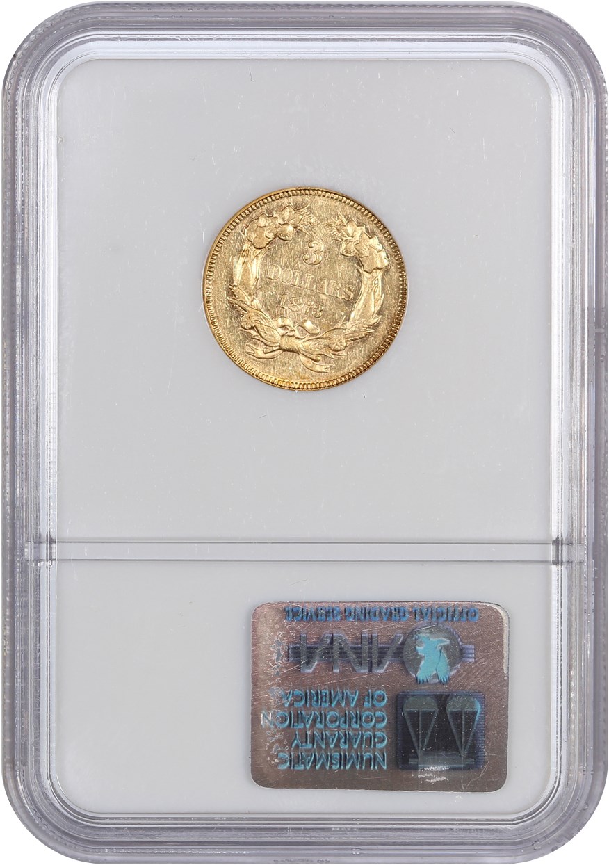 image for: 1873 $3 NGC AU58 (Closed 3)