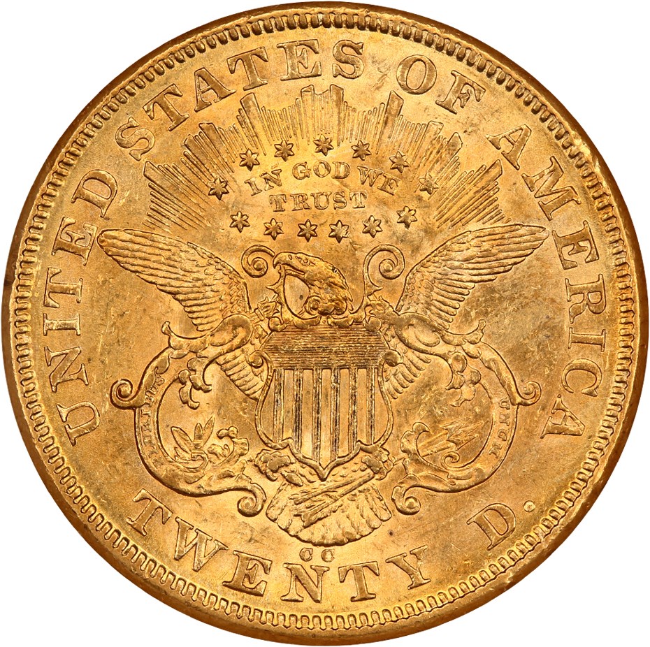 image for: 1873-CC $20 NGC AU58