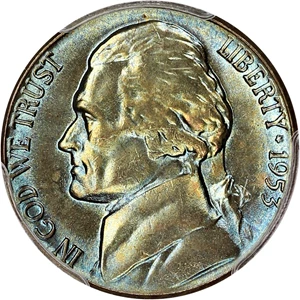 image for: 1953 5c PCGS MS65