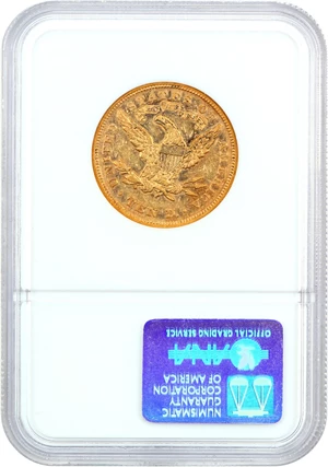 image for: 1873 $10 NGC AU55