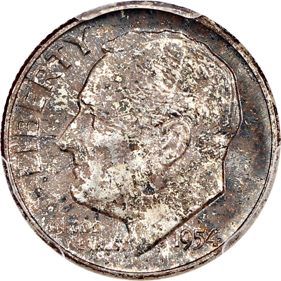 image for: 1954 10c PCGS MS66 FB