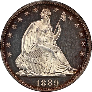 image for: 1889 50c PCGS/CAC Proof 63+ CAM