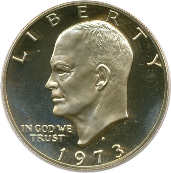 image for: 1973-S $1 Clad PCGS Proof 69 DCameo
