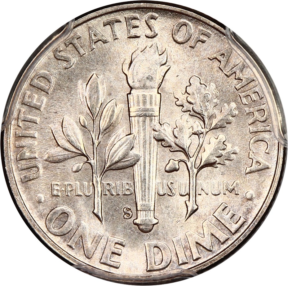 image for: 1947-S/D 10c PCGS MS64 (OMM FS-502)