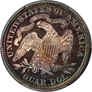 image for: 1873 25c PCGS/CAC Proof 64 CAM (No Arrows)
