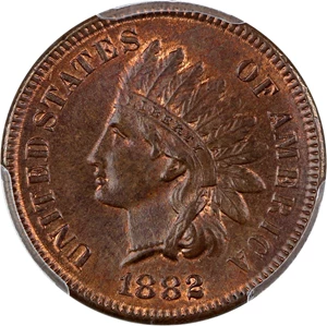 image for: 1882 1c PCGS/CAC MS64 RB