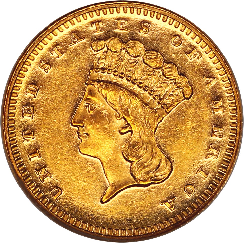 image for: 1873 G$1 NGC/CAC Proof 61 (Closed 3)