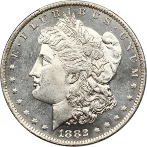 image for: 1882-O $1 PCGS MS64 PL