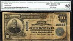 image for: Fr.632 1902 $10 Third Charter Period, 3rd Issue, Plain Back CGA VG10 #10832 South Carolina [4658]