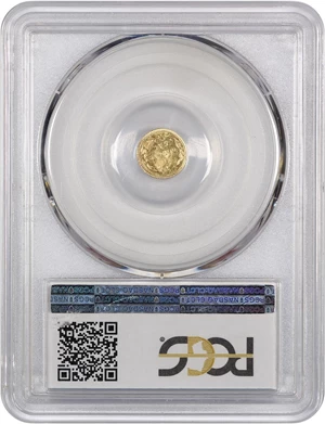 image for: 1872 Cal. Gold 25c PCGS MS64 (BG-818 Washington Head)