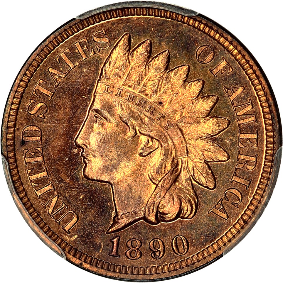 image for: 1890 1c PCGS Proof 64 RB