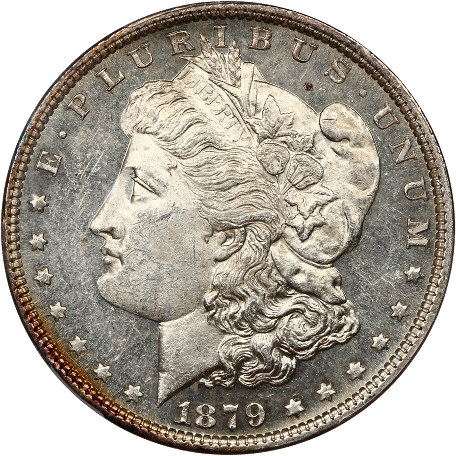 image for: 1879 $1 PCGS MS62 DMPL