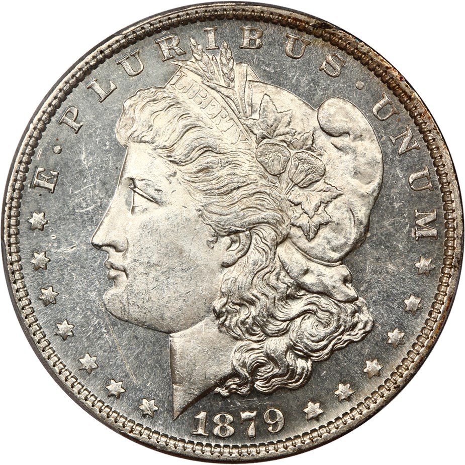 image for: 1879 $1 PCGS MS62 DMPL