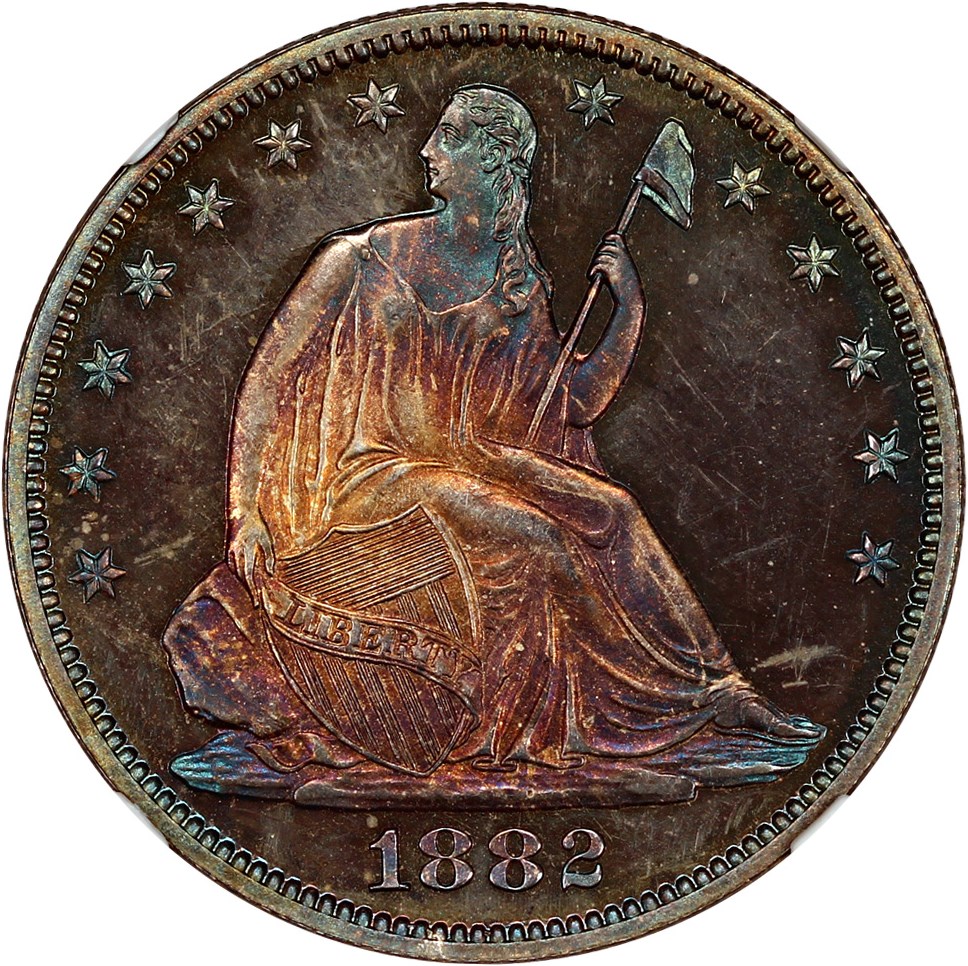 image for: 1882 50c NGC Proof 66
