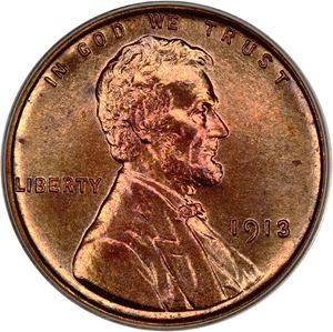 image for: 1913 1c PCGS Proof 65 RD