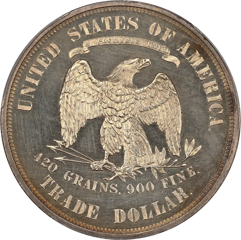 image for: 1873 Trade$ PCGS Proof 62 CAM