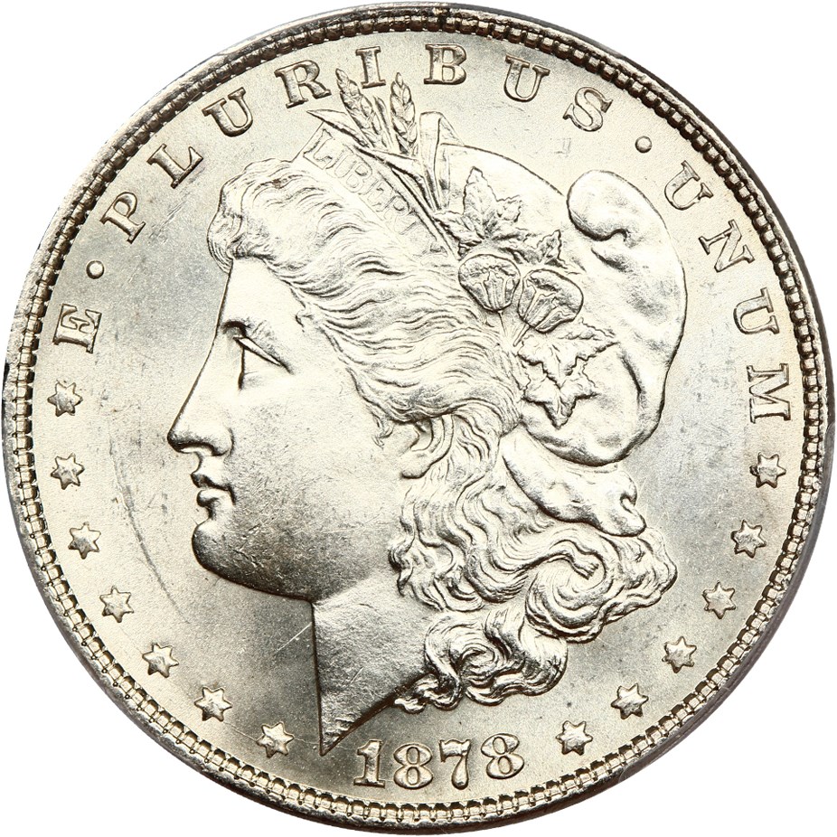 image for: 1878 7/8TF $1 PCGS MS64 (Strong, VAM-42, 7/7)