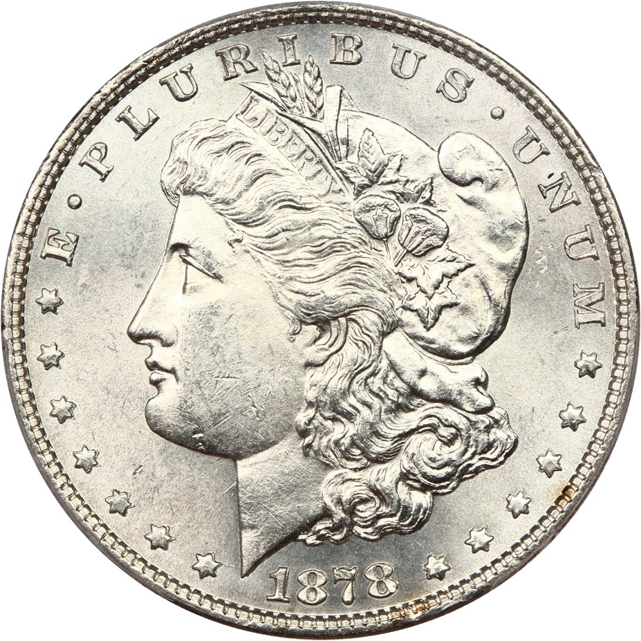 image for: 1878 8TF $1 PCGS MS63 (VAM-19, Doubled Date)