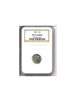 image for: 1899 10c NGC Proof 67 Cameo