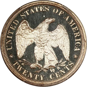 image for: 1877 20c PCGS Proof 64 CAM