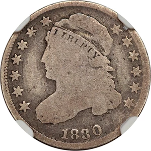 image for: 1830 10c NGC Good-04 (Medium 10C)