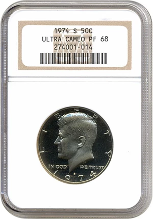 image for: 1974-S 50c NGC Proof 68 UCameo