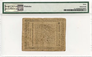 image for: FR. CC64 1777 20-May $3 Continental Currency PMG Very Fine 30 (Pinholes)