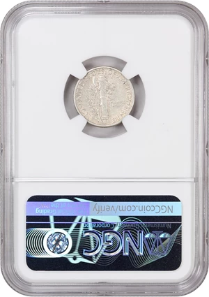 image for: 1927-D 10c NGC XF Details (Cleaned)
