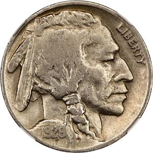 image for: 1926-D 5c NGC VF Details (Cleaned)