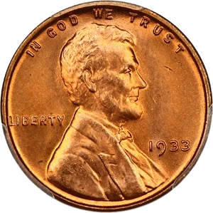 image for: 1933 1c PCGS MS67 RD