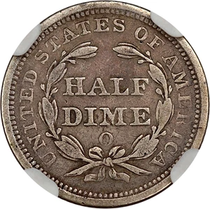 image for: 1854 H10c NGC VF Details (Arrows, Cleaned)