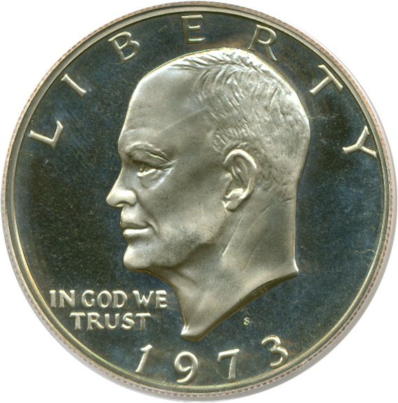 image for: 1973-S $1 Clad PCGS Proof 68 DCameo