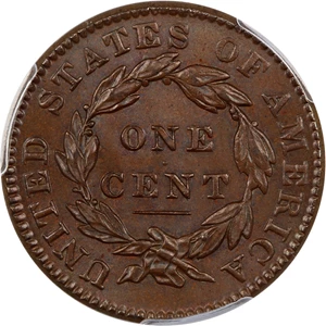 image for: 1833 1c PCGS MS65 BN