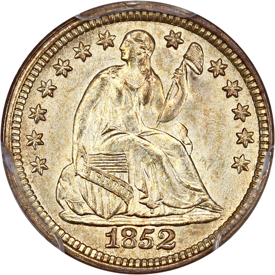 image for: 1852 H10c PCGS MS66