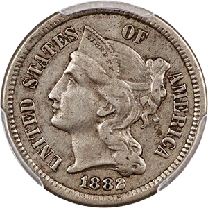 image for: 1882 3cN PCGS XF45
