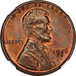 image for: 1926-S 1c NGC MS65 RB