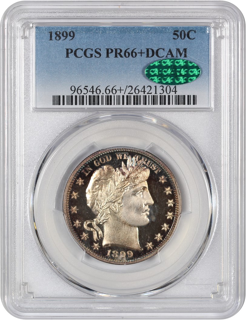 image for: 1899 50c PCGS/CAC Proof 66+ DCAM