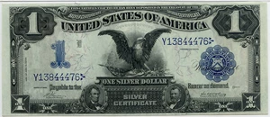 image for: FR. 229 1899 $1 Silver Certificate PMG Gem Unc 65 EPQ