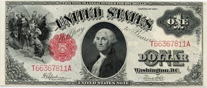 image for: FR. 39 1917 $1 Legal Tender PMG Gem New 65 EPQ