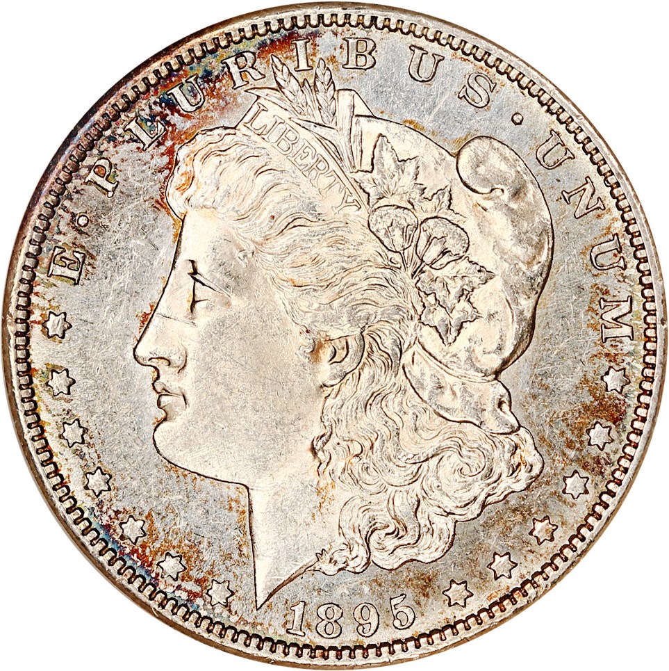 image for: 1895-S $1 NGC MS60 PL (OH)