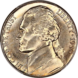 image for: 1939-S 5c PCGS MS67 FS (Reverse of 1940)
