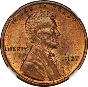 image for: 1927 1c NGC MS63 RB