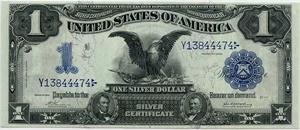 image for: FR. 229 1899 $1 Silver Certificate PMG Choice Unc 64 EPQ