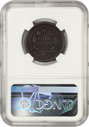 image for: 1846 1c NGC VF Details (Cleaned, Small Date)