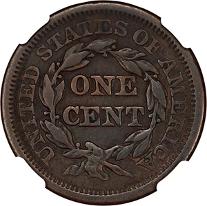 image for: 1846 1c NGC VF Details (Cleaned, Small Date)