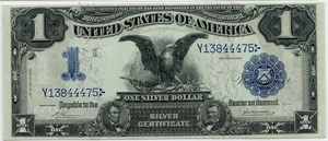 image for: FR. 229 1899 $1 Silver Certificate PMG Gem Unc 65 EPQ