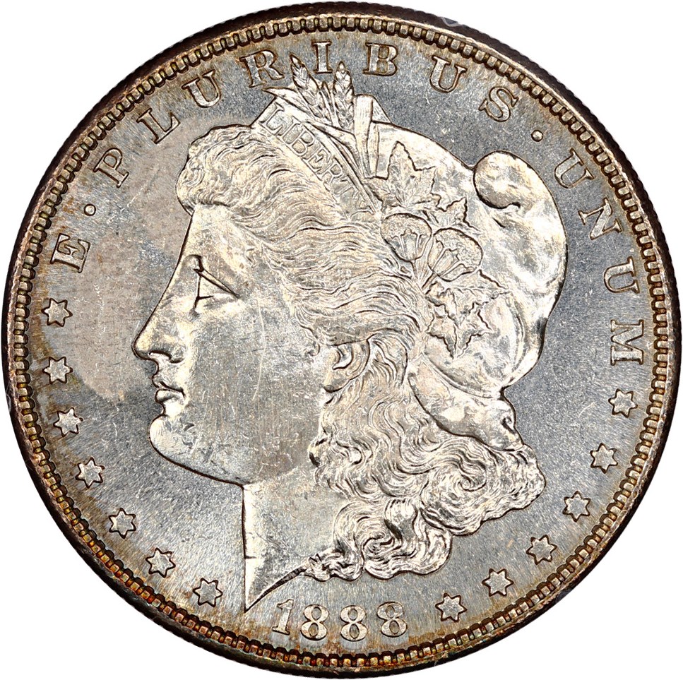 image for: 1888-S $1 PCGS MS63 PL (OGH Rattler Holder)