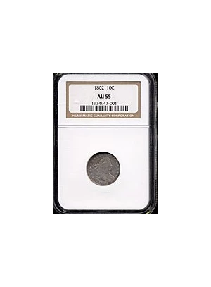 image for: 1802 10c NGC AU55