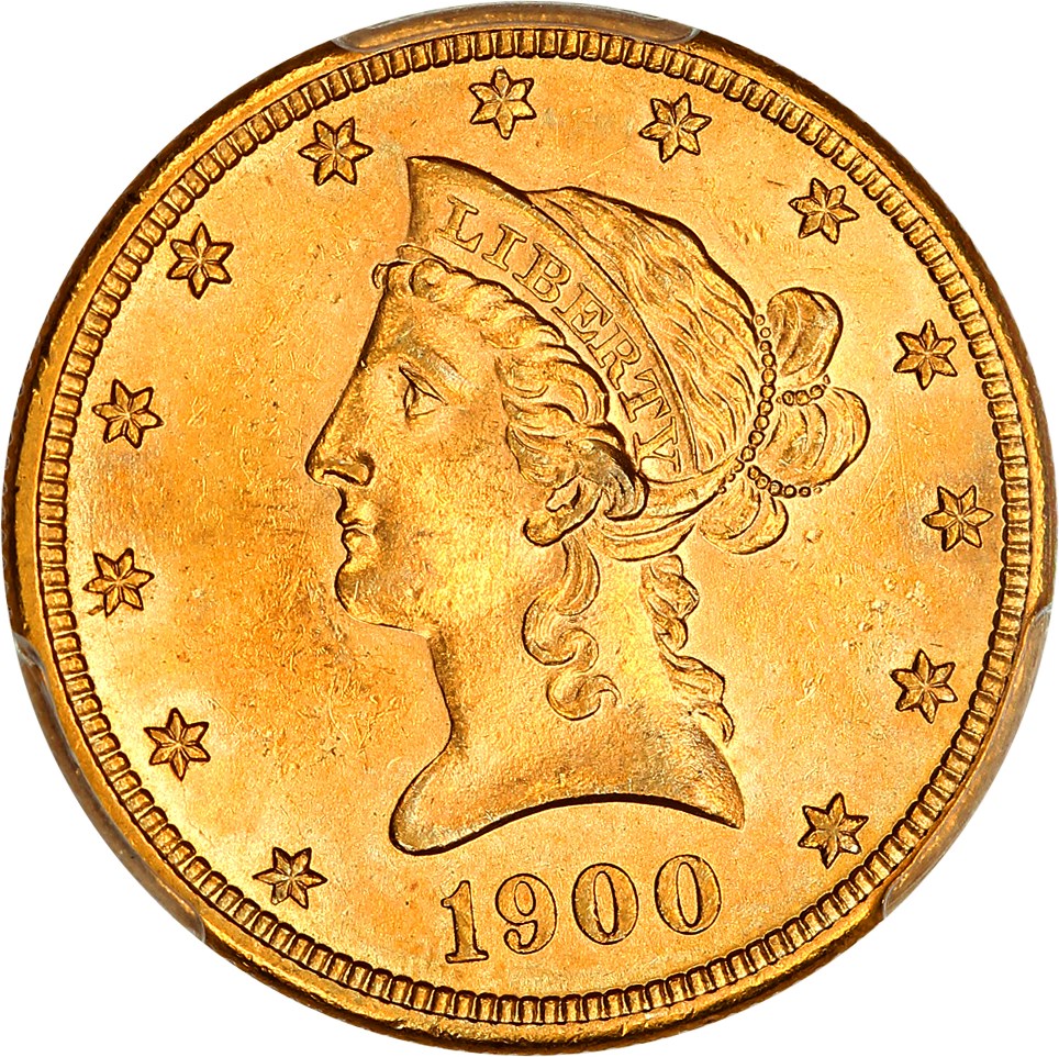 image for: 1900-S $10 PCGS MS63
