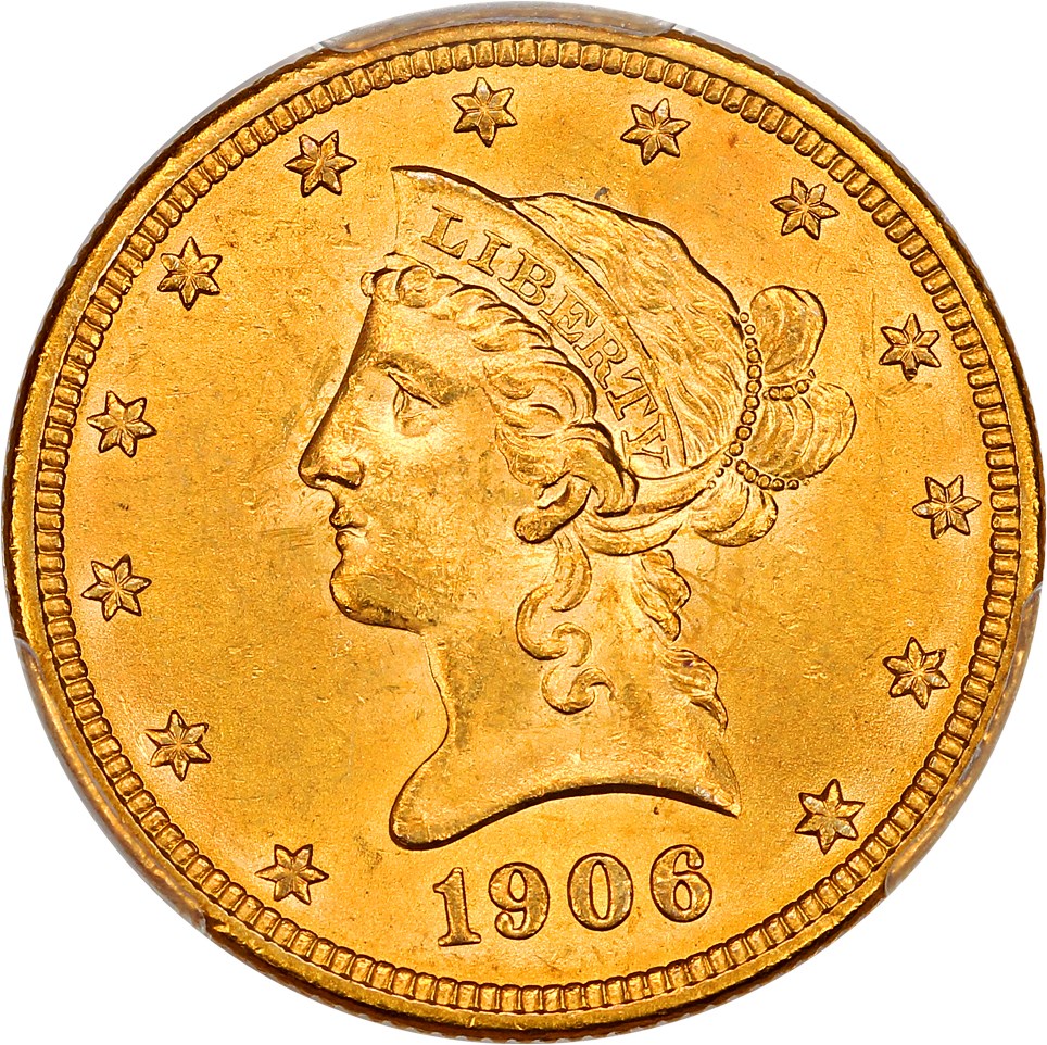 image for: 1906-O $10 PCGS MS63
